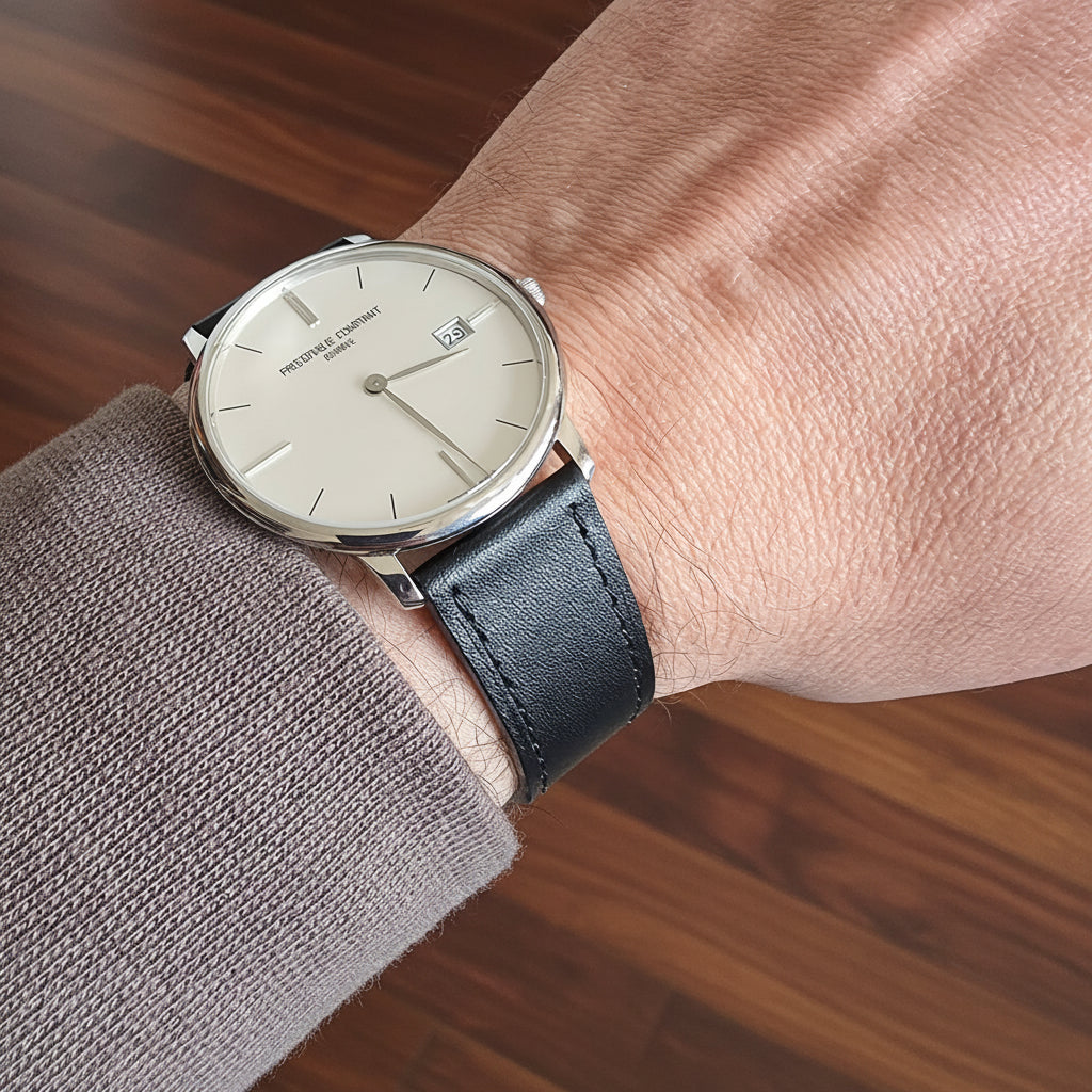 Regular Leather Strap - Black