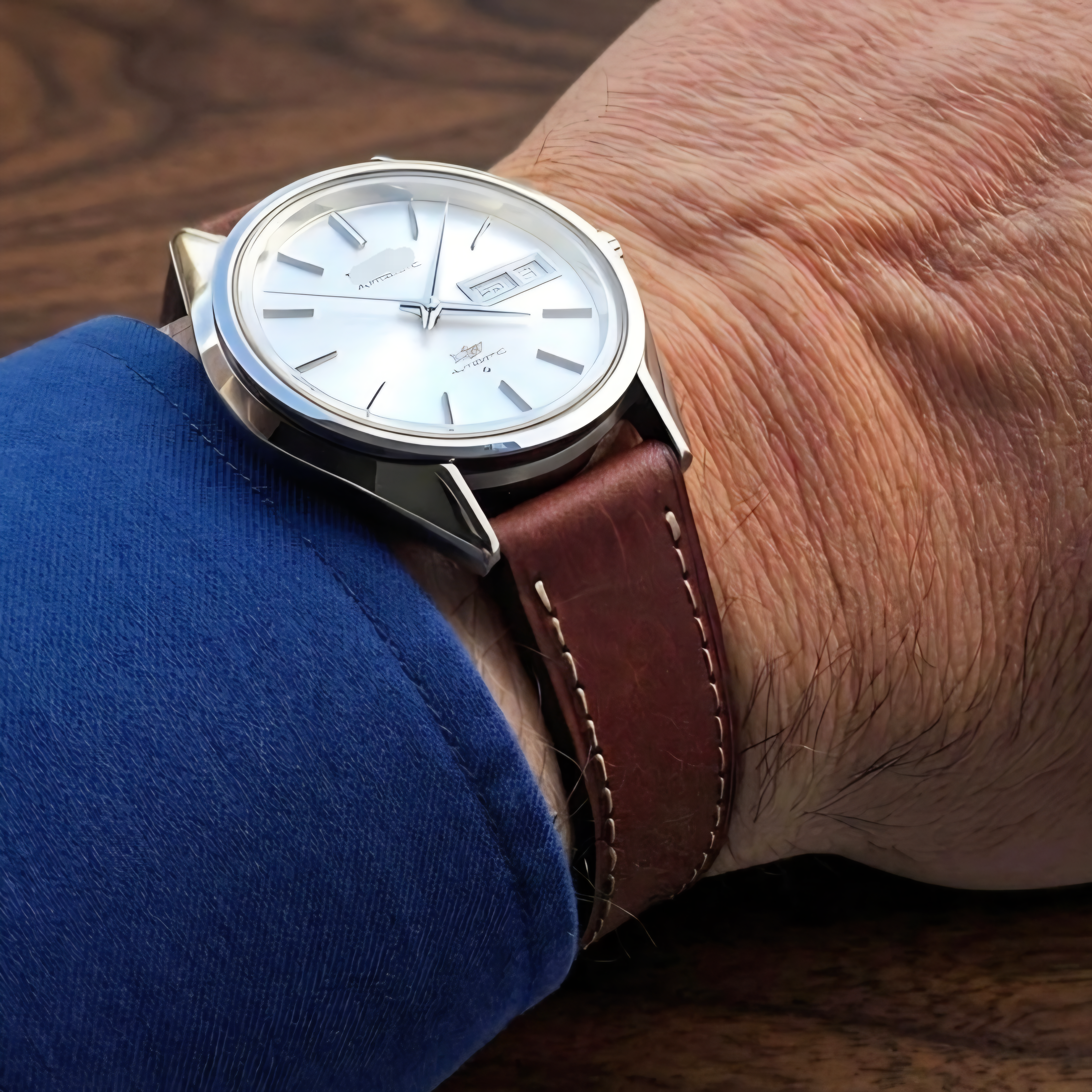 Pueblo Leather Watch Strap - Brown Slim