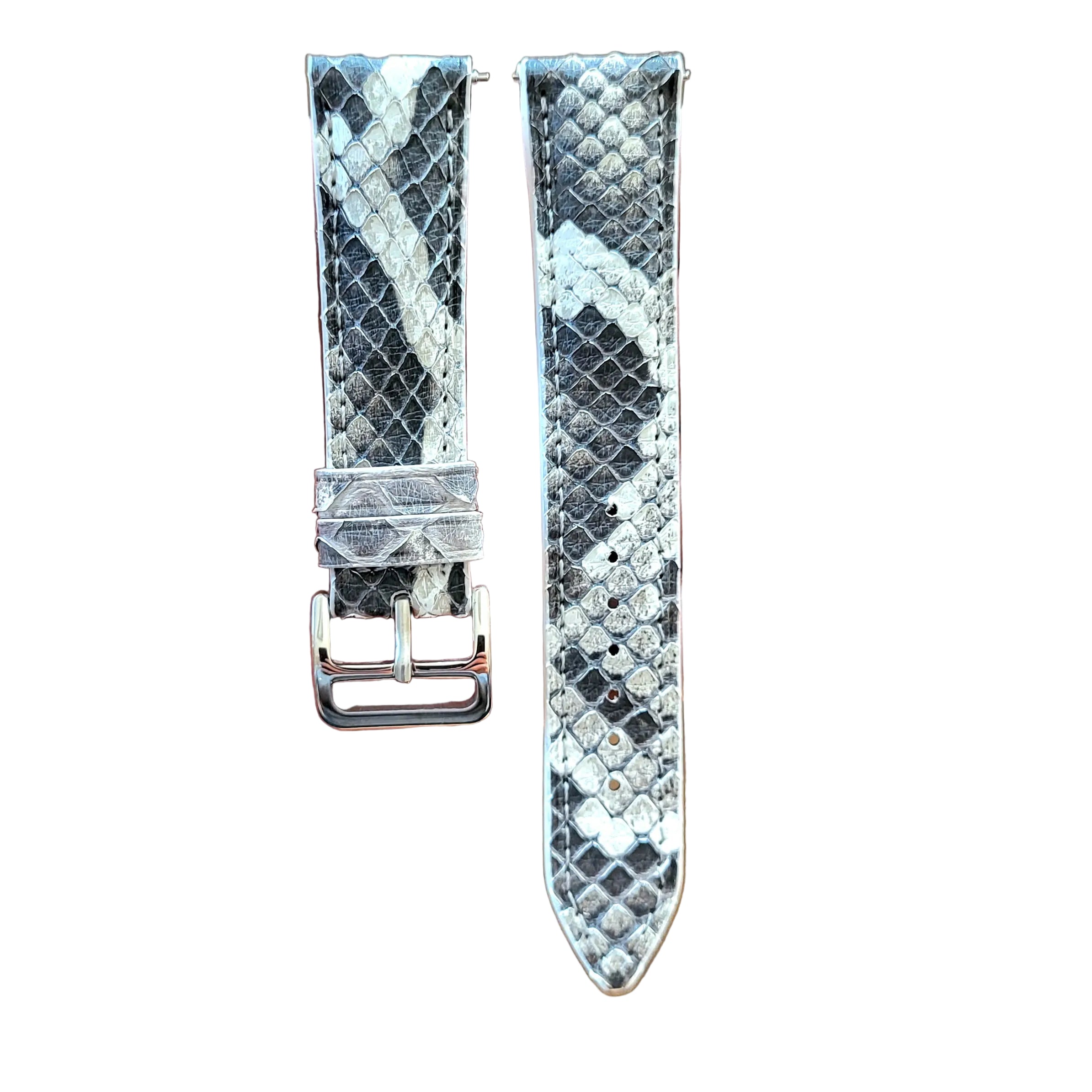 Snake Leather Watch Strap