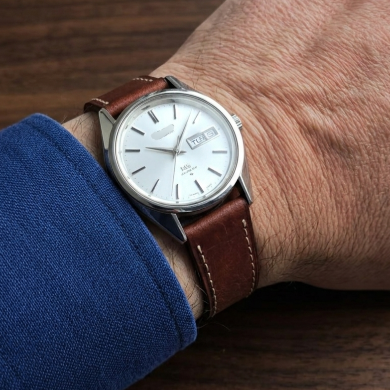 Pueblo Leather Watch Strap - Brown Slim