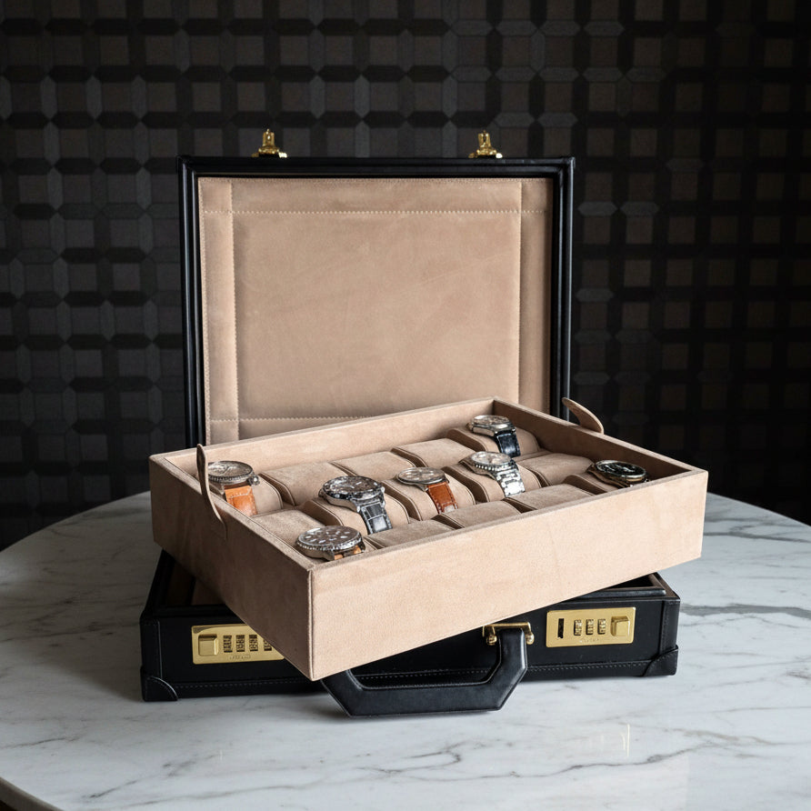 Bond Watch Box for 15  / Black - Mocha
