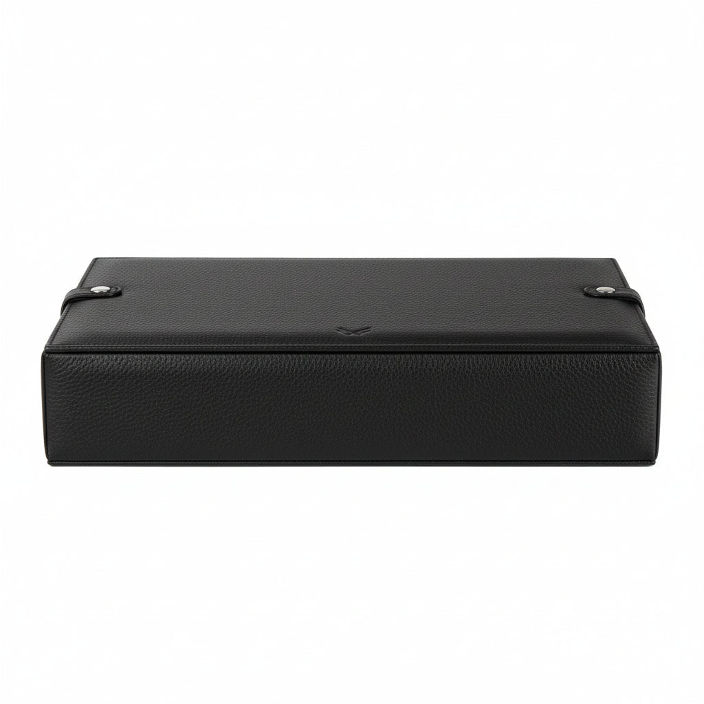 Leather Watch Box for 12  / Black