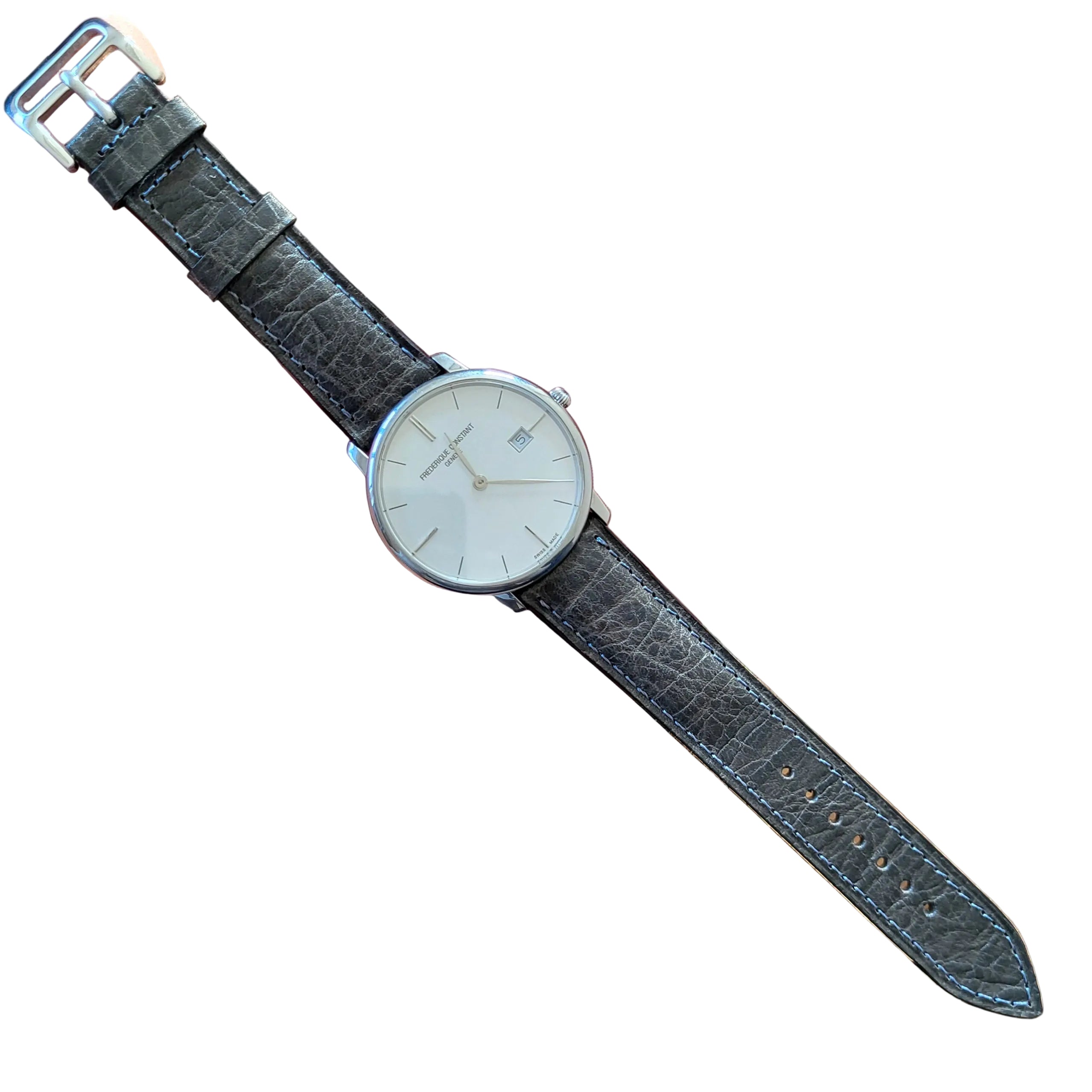 Distressed Leather Watch Strap