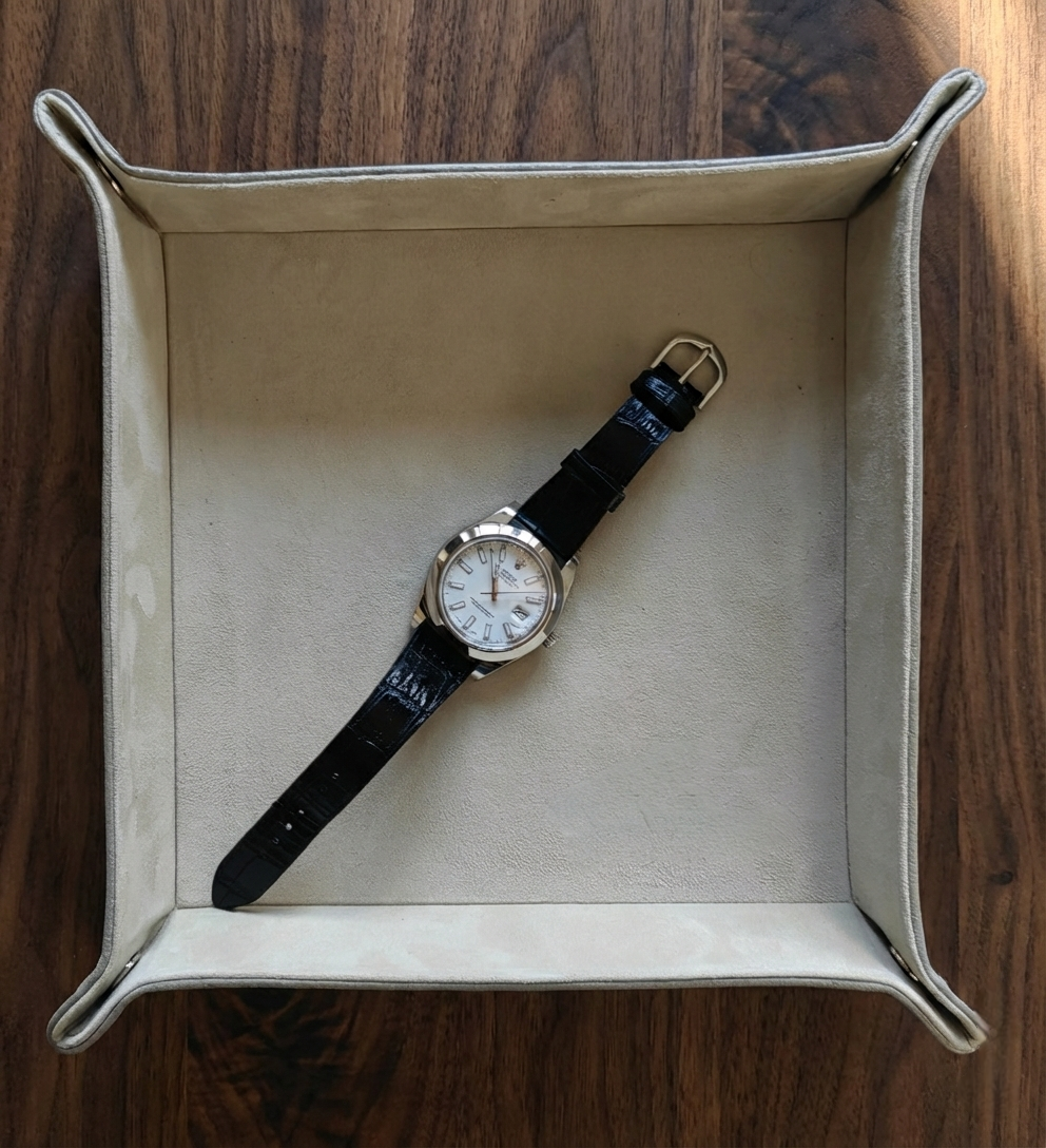 Octavia Leather Vallet Organizer - Antrachite